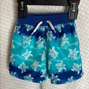 Floatimini Sea Turtles Print Swim Trunks Shorts